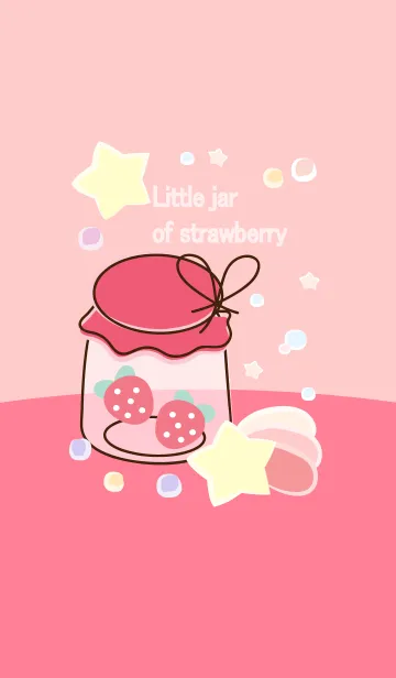 [LINE着せ替え] little jar of strawberry 51の画像1