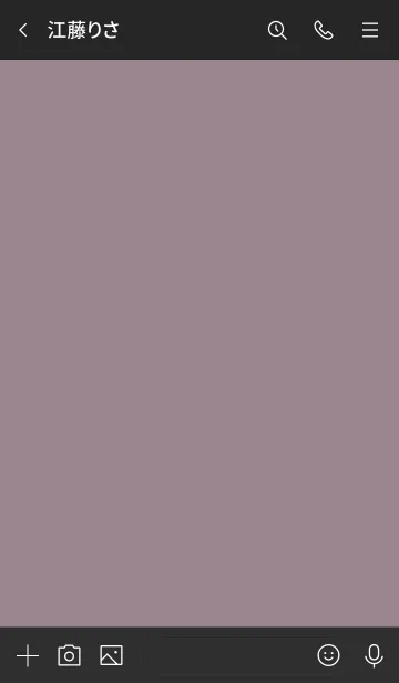 [LINE着せ替え] 大人のシンプルハート =vintage black=の画像3