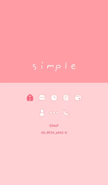 [LINE着せ替え] 49_24_ピンク2-9の画像1