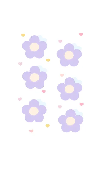 [LINE着せ替え] Lovely mini flower 143 :)の画像1