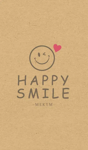 [LINE着せ替え] HAPPY SMILE KRAFT -LOVE- 14の画像1