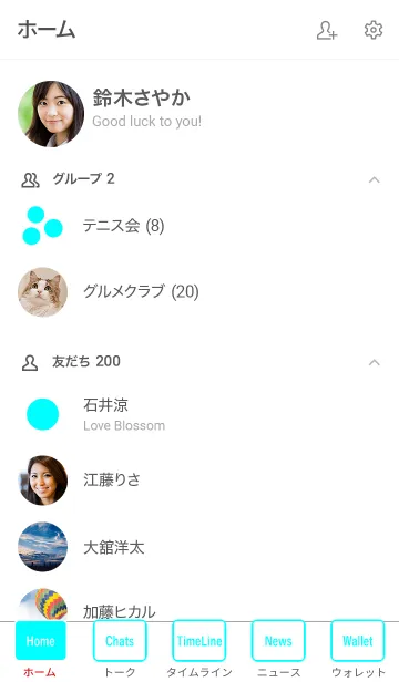 [LINE着せ替え] The シンプル 2カラー No.1-W04の画像2