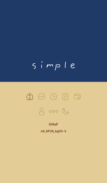 [LINE着せ替え] o9_26_ベージュ5-3の画像1