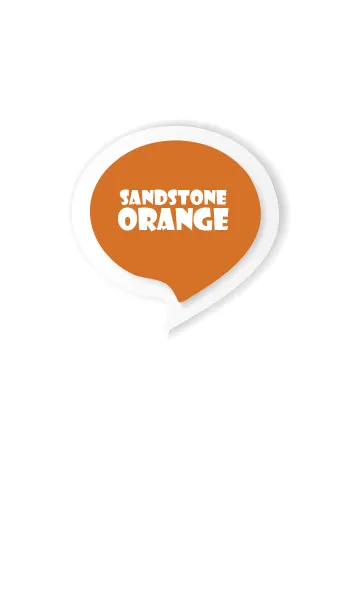 [LINE着せ替え] Sandstone Orange Button In WhiteV.3(JP)の画像1