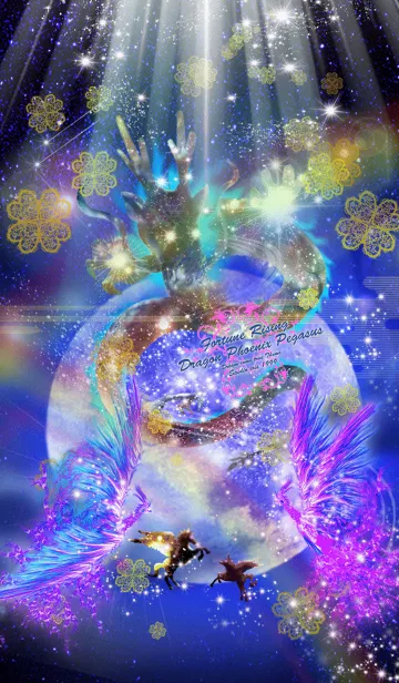 [LINE着せ替え] 運気最強にする着せ替え 月に神々が集う4の画像1