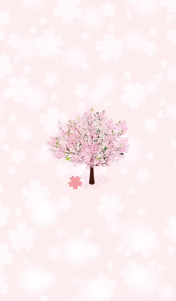 [LINE着せ替え] Simple Sakura in Spring 5の画像1