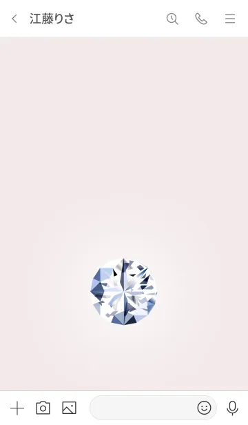 [LINE着せ替え] ダイヤモンド・4月の誕生石の画像3