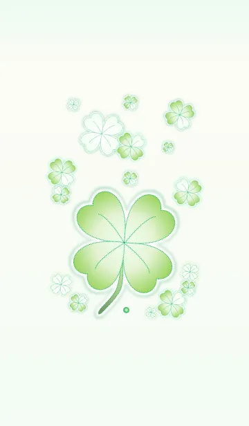 [LINE着せ替え] My Lucky Clover Theme！ (Green V.1)の画像1