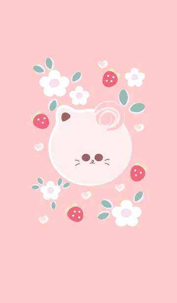 [LINE着せ替え] Cute cat theme 102 :)の画像1