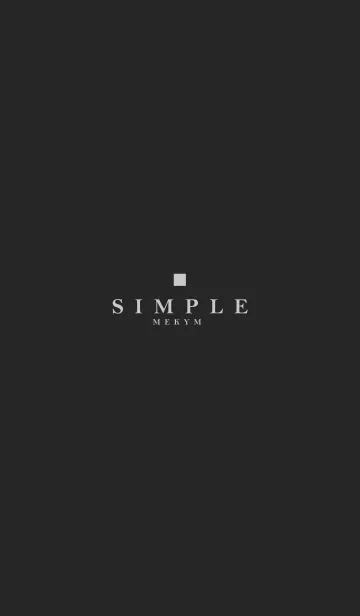 [LINE着せ替え] MATTE BLACK -SIMPLE SQUARE-の画像1