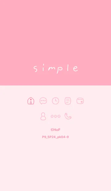 [LINE着せ替え] P9_24_ピンク4-9の画像1