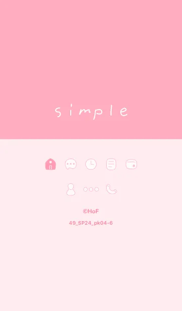 [LINE着せ替え] 49_24_ピンク4-6の画像1