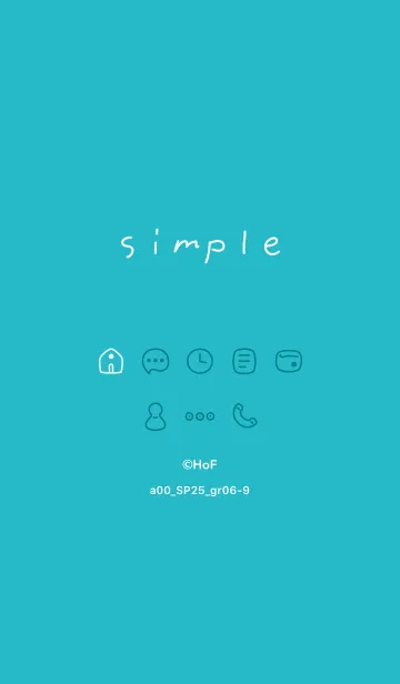 [LINE着せ替え] a00_25_グリーン6-9の画像1