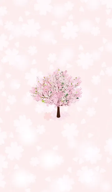 [LINE着せ替え] Simple Sakura in Spring 6の画像1