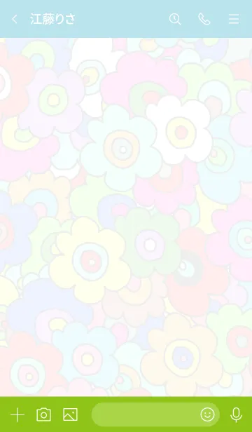 [LINE着せ替え] riekimのお花の着せ替えの画像3