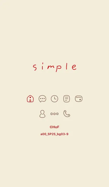 [LINE着せ替え] a00_25_ベージュ3-9の画像1