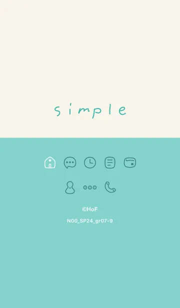 [LINE着せ替え] N00_24_グリーン7-9の画像1