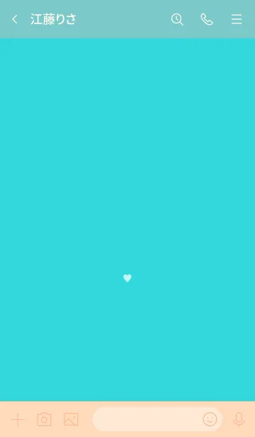 [LINE着せ替え] ミニ ハート シンプル 30の画像3