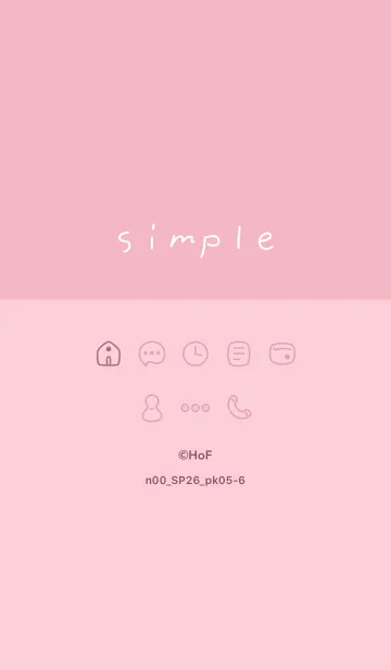 [LINE着せ替え] n00_26_ピンク5-6の画像1