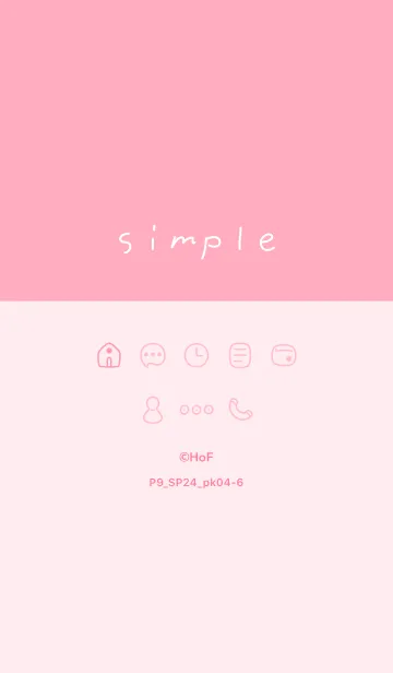 [LINE着せ替え] P9_24_ピンク4-6の画像1