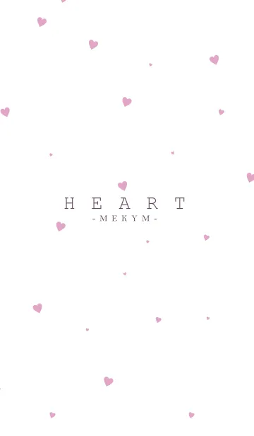 [LINE着せ替え] HEART Pink -MEKYM- 14の画像1