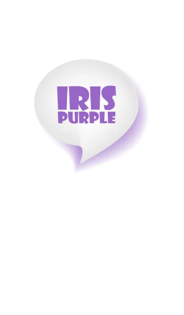 [LINE着せ替え] Iris Purple & White Theme Vr.3 (JP)の画像1