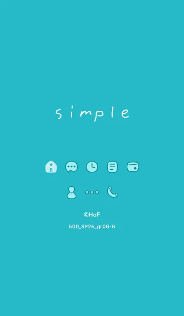 [LINE着せ替え] 500_25_グリーン6-6の画像1