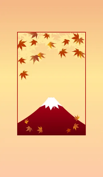 [LINE着せ替え] A Story about fall Fuji Mountain 2の画像1