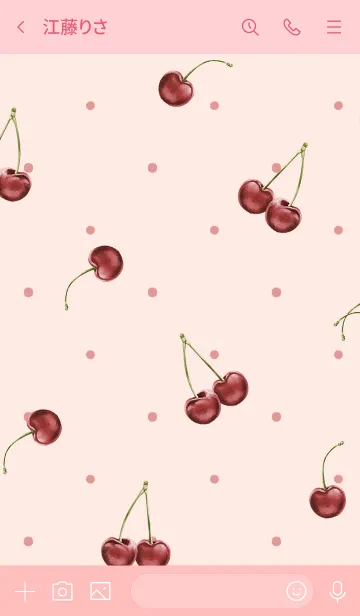 [LINE着せ替え] Cherry Jerryの画像3