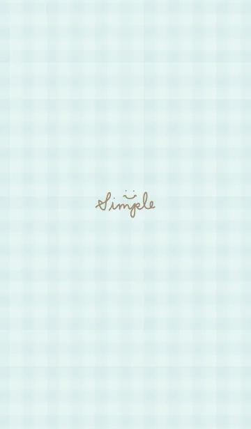 [LINE着せ替え] ギンガムチェックグリーンの画像1