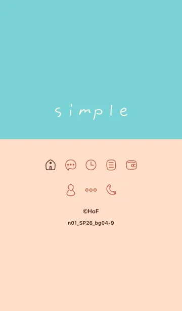 [LINE着せ替え] n01_26_ベージュ4-9の画像1