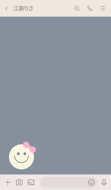 [LINE着せ替え] Simple Smile.....8の画像3