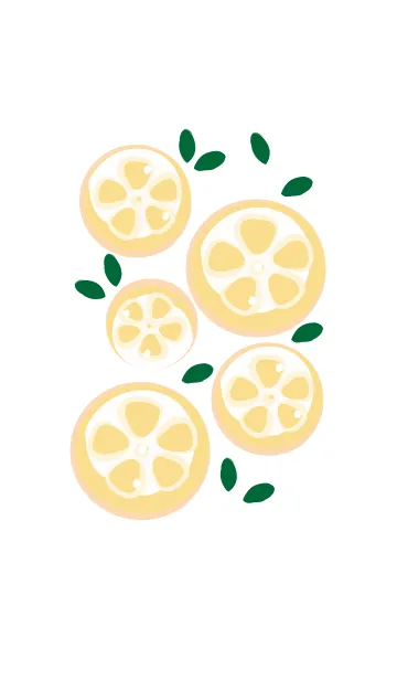 [LINE着せ替え] Sliced lemon theme 85の画像1