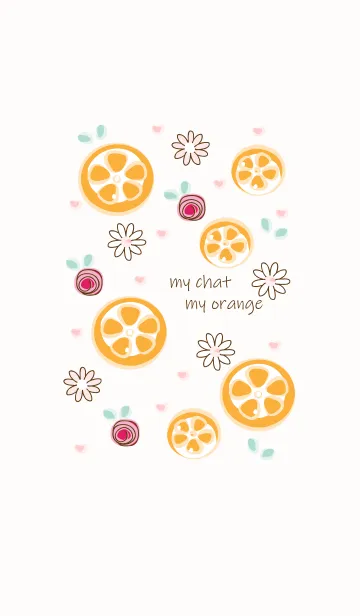 [LINE着せ替え] My chat my orange 43の画像1