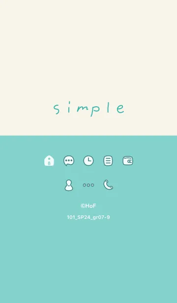 [LINE着せ替え] 101_24_グリーン7-9の画像1