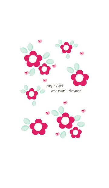 [LINE着せ替え] My chat my mini flower 52の画像1