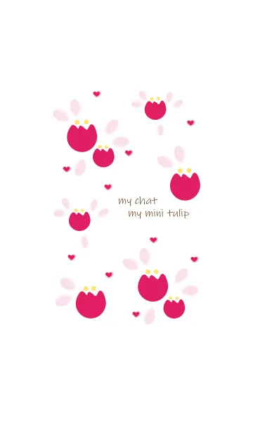 [LINE着せ替え] My chat my mini tuips 53の画像1