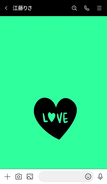 [LINE着せ替え] ラブ 020の画像3