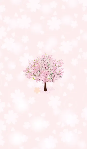 [LINE着せ替え] Simple Sakura in Spring 9の画像1