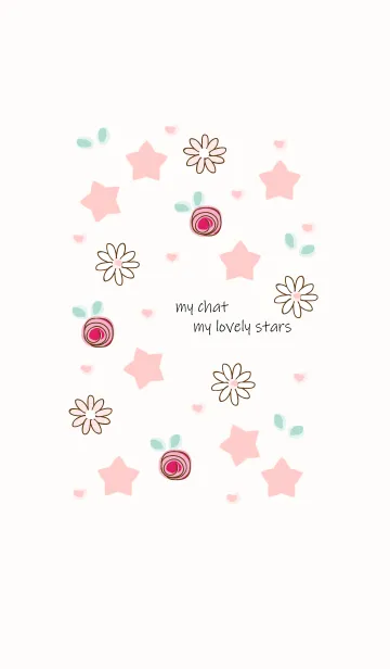 [LINE着せ替え] My chat my lovely stars 17の画像1