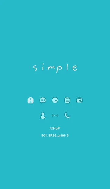 [LINE着せ替え] 501_25_グリーン6-6の画像1