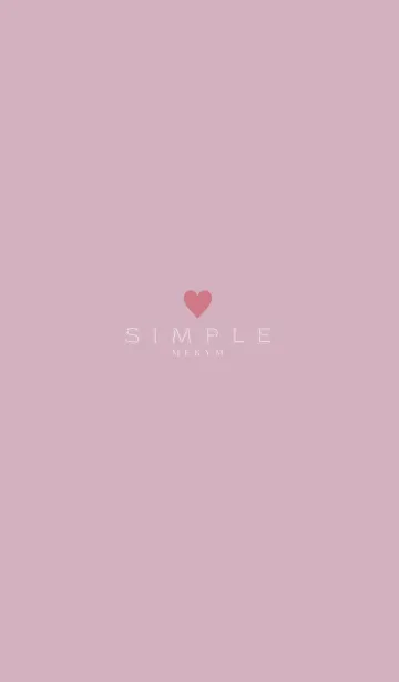 [LINE着せ替え] -DUSKY PINK SIMPLE- 29の画像1