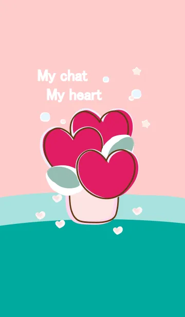 [LINE着せ替え] My chat my heart flower 52の画像1