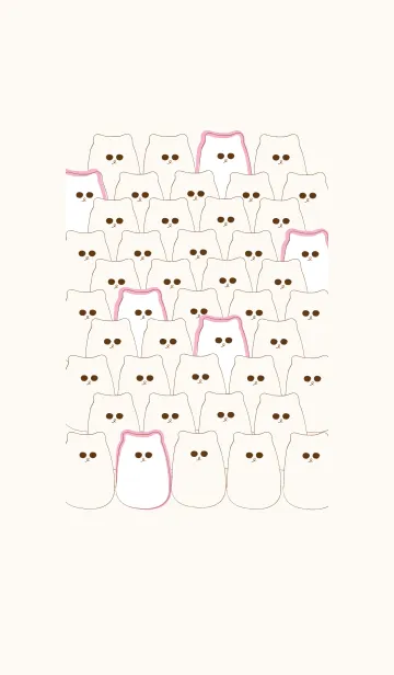 [LINE着せ替え] Group of cute meow meow 114の画像1