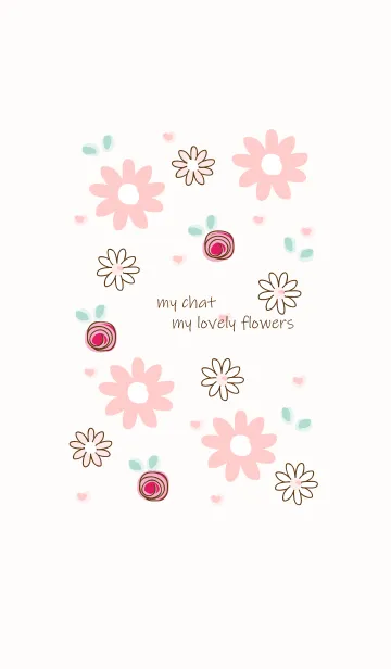 [LINE着せ替え] My chat my lovely flowers 44の画像1