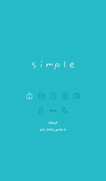 [LINE着せ替え] a01_25_グリーン6-6の画像1