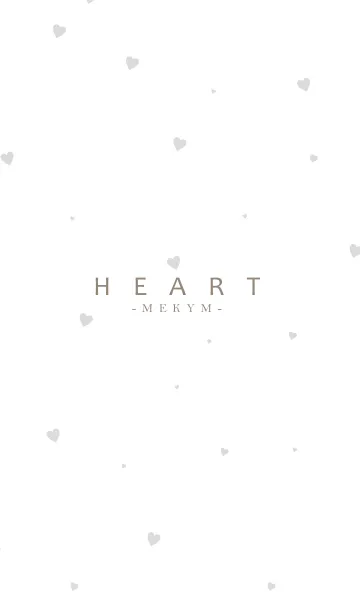 [LINE着せ替え] HEART Gray-MEKYM- 15の画像1