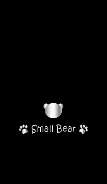 [LINE着せ替え] Small Bear *SILVER*の画像1