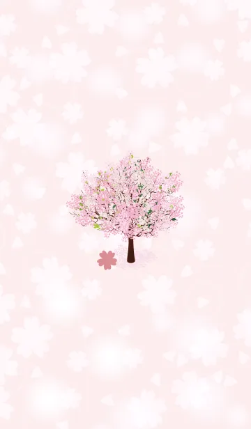 [LINE着せ替え] Simple Sakura in Spring 10の画像1