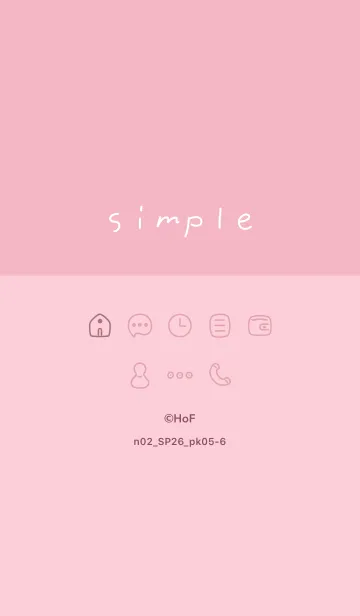 [LINE着せ替え] n02_26_ピンク5-6の画像1